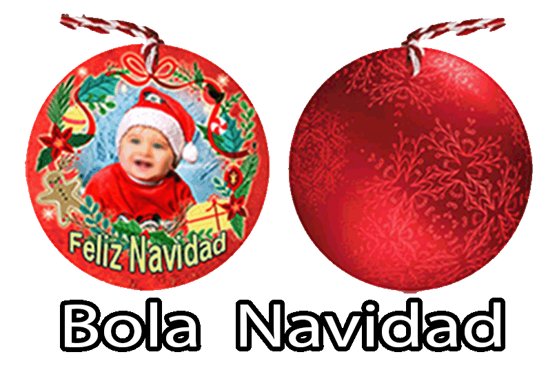 descarga psd Bola Navidad