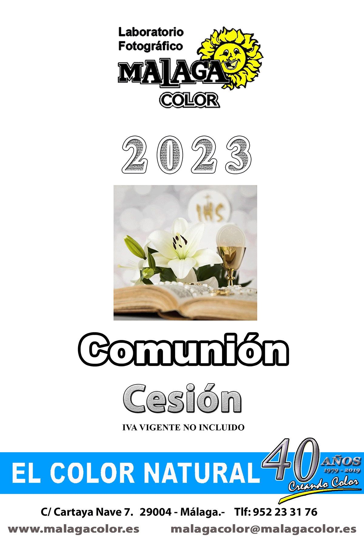 1. Tarifa Comunión 2023.