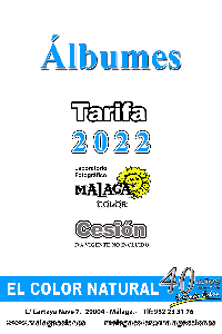 16. Tarifa General 2022 - Álbumes.