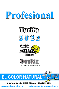 6. Tarifa General 2023 - Profesional.