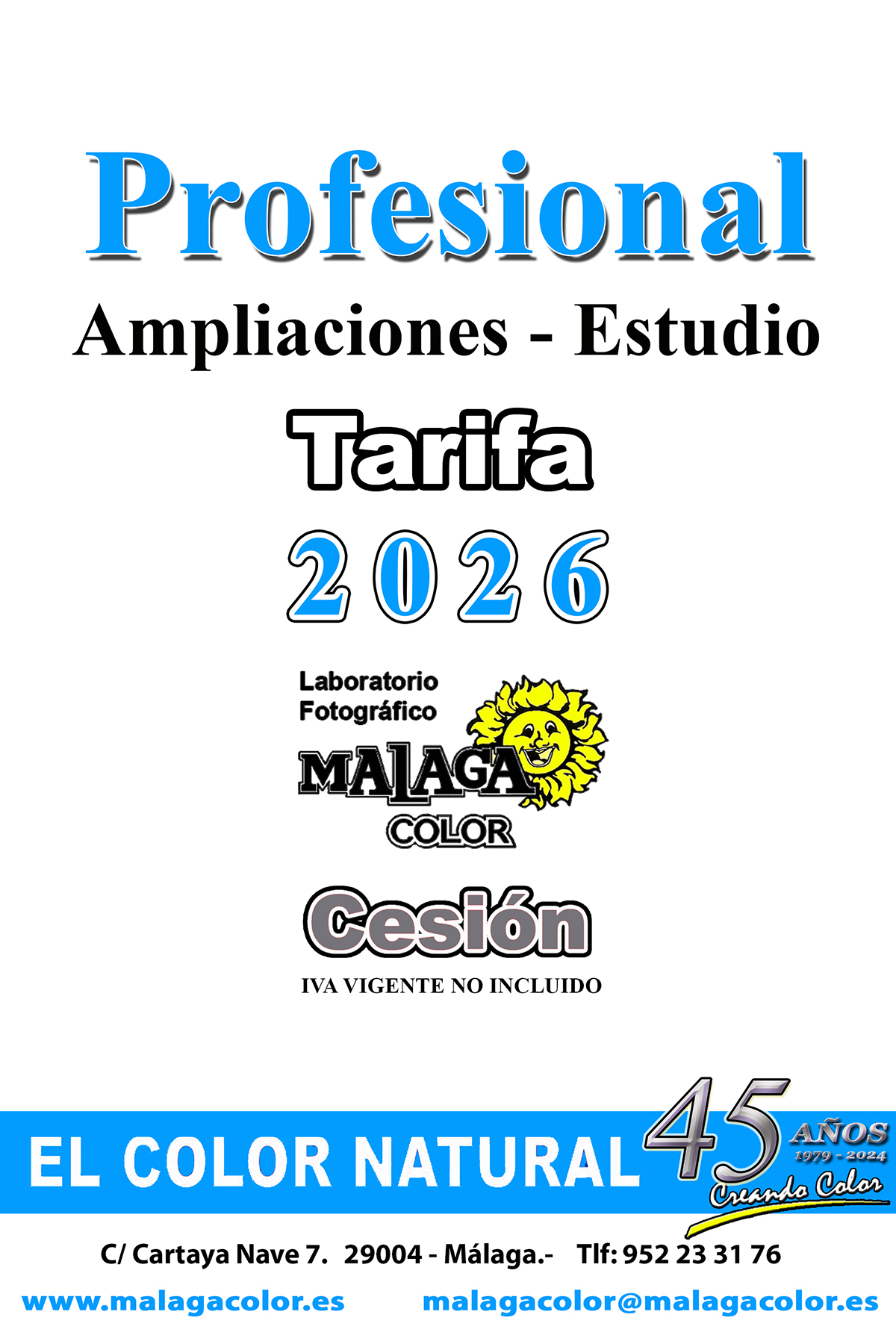 Tarifa Profesional 2026